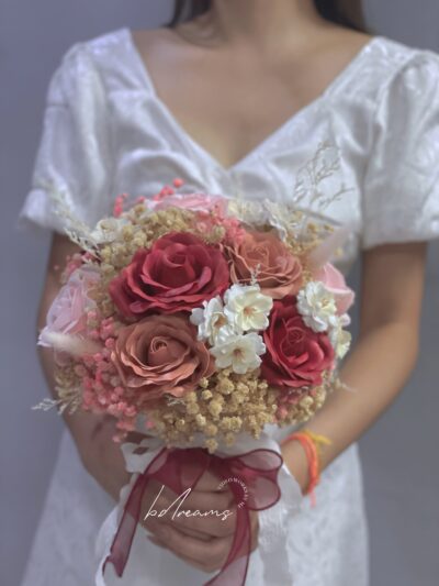 新娘手捧花 mix红色系 - Image 3