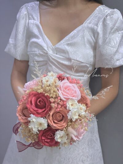 新娘手捧花 mix红色系 - Image 4