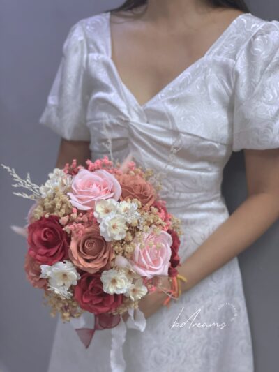 新娘手捧花 mix红色系 - Image 5